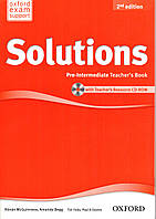 Книга для вчителя Solutions 2nd Edition Pre-Intermediate: Teacher's Book with CD-ROM