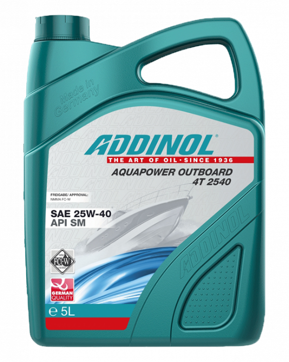 ADDINOL Олія AquaPower Outboard 4T 2540 5л