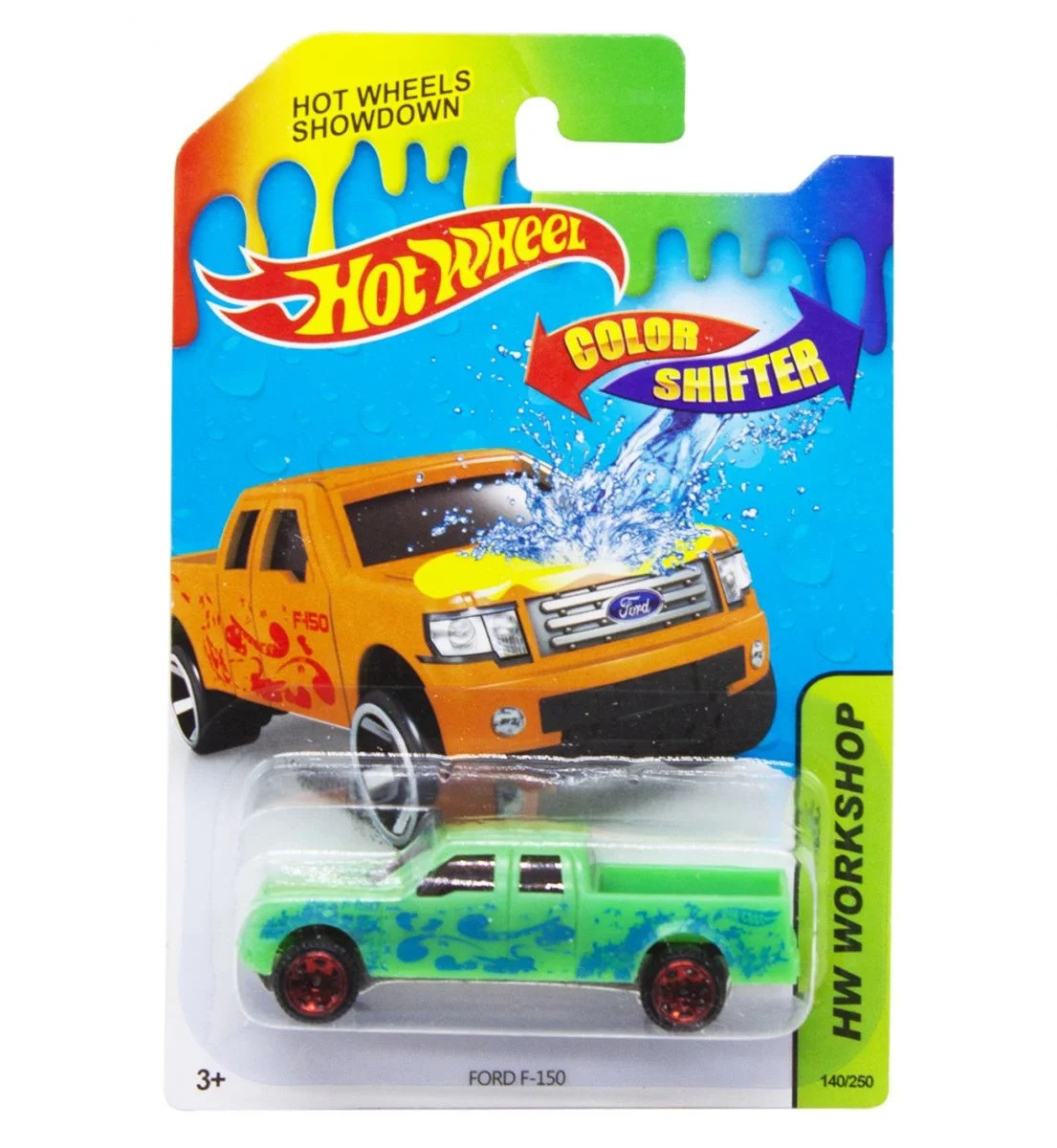 Машинка Хот Вілс Змінює колір Hot Wheel Color shifter FORD F-150 324.89