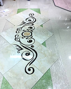 Гідроабразивна порізка декоративних елементів з керамограніту  11