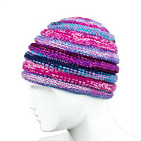 Шапка жіноча в'язана вовняна