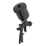 Пневматичний фарбопульт HVLP BLACK M-DIAMOND, фарбопульт об'ємом 600 мл INTERTOOL PT-0168, фото 6