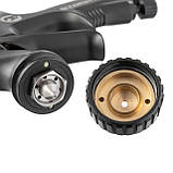 Пневматичний фарбопульт HVLP BLACK M-DIAMOND, фарбопульт об'ємом 600 мл INTERTOOL PT-0168, фото 8