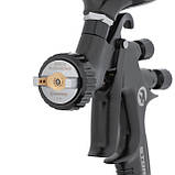 Пневматичний фарбопульт HVLP BLACK M-DIAMOND, фарбопульт об'ємом 600 мл INTERTOOL PT-0168, фото 3