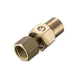 Шарнір поворотний, внутрішня різьба 1/4 "- 1/4", латунь STORM INTERTOOL PT-2209, фото 3