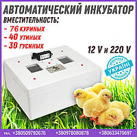 Інкубатор для дому на 12 В і 220 В