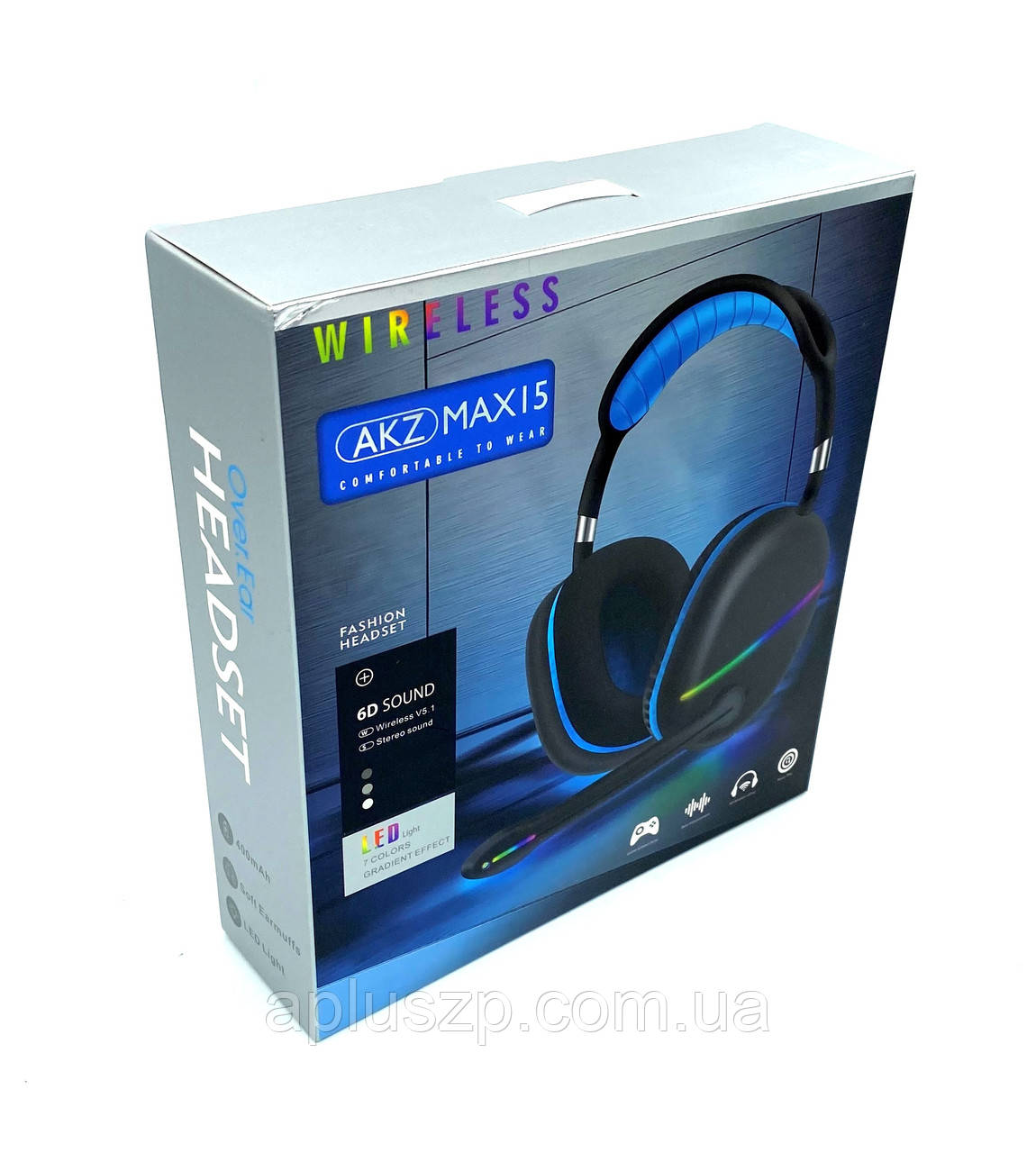 Навушники Bluetooth AKZ Max15 Рожевий