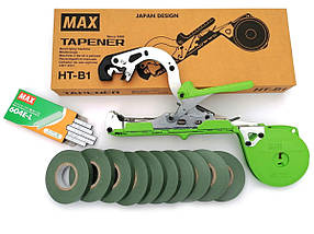 Степлер для рослин MAX Tapener HT-B1 + Італійська стрічка 10 шт + Оригінальні скоби - Тапенер Акційний Набір, фото 3