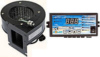 Блок керування PK-22 і вентилятор NWS-79 комплект автоматики для твердопаливних котлів Viadrus, Данко.