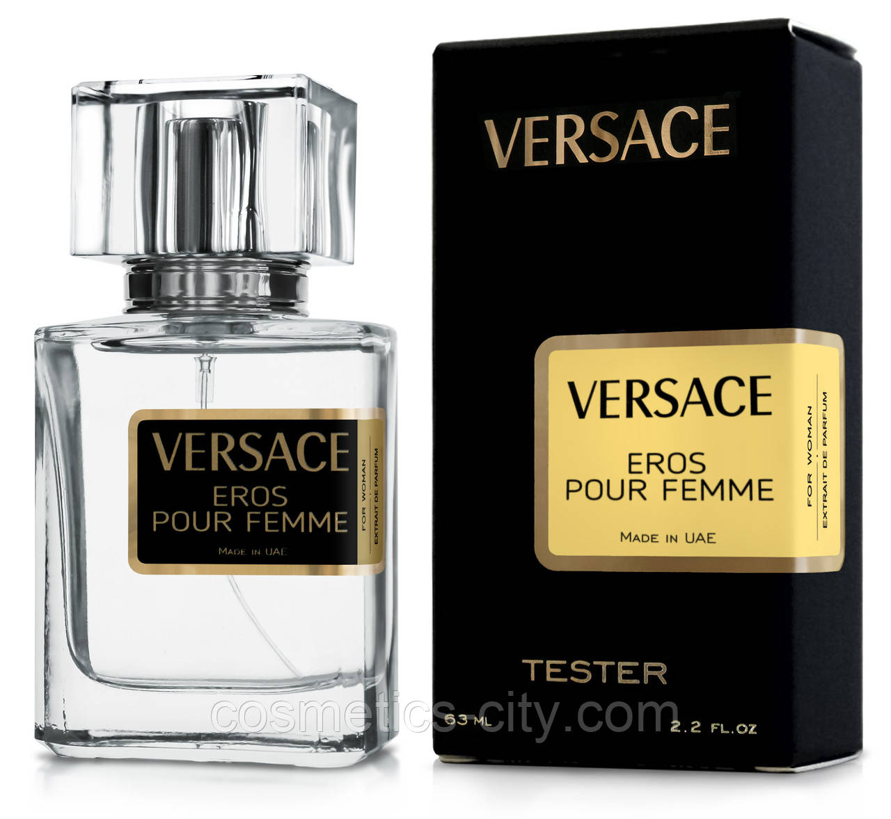Тестер жіночий Versace Eros Pour Femme, 63 мл