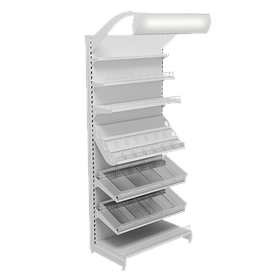 Торговий стелаж пристінний WIKO UNI 21