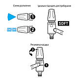 Накінечник для шлангу з регулюванням потоку 3 режими Plus HoZelock 2294, фото 4