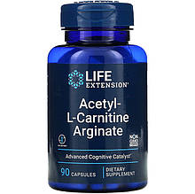 Ацетил L-карнітин аргінат Life Extension "Acetyl-L-Carnitine Arginate" (90 капсул)