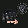 Тактичні рукавички з посиленим протектором і відкритими пальцями, Чорний M / Безпалі рукавички, фото 6