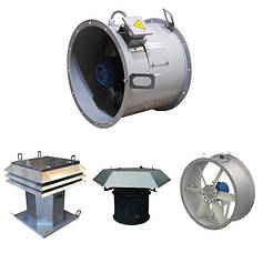 Вентилятори для систем припливної протидимної вентиляції