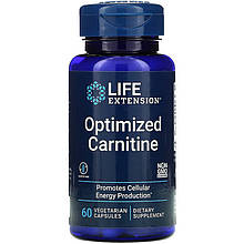 Карнітин оптимізований Life Extension "Optimized Carnitine" (60 капсул)