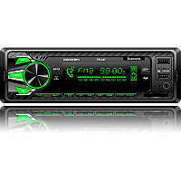 Автомагнітола Fantom FP-327 (Black/Green)/USB/SD/підсил. кач.звука/4x50W