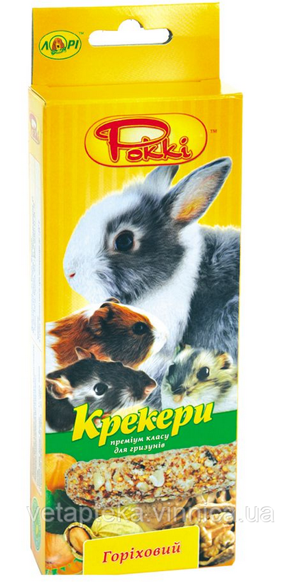 Корм для гризунів Роккі Крекер №2 горіховий, 50г