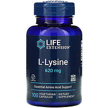 L-лизин Life Extension "L-Lysine" 620 мг (100 капсул)