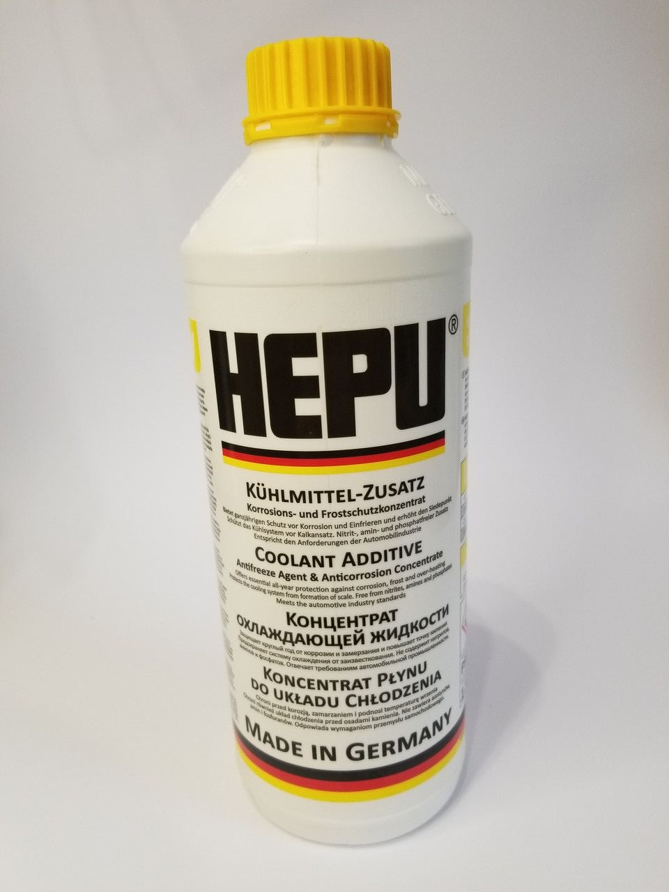 Антифриз HEPU G11 жовтий концентрат 1,5 л P999-YLW