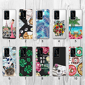 Силіконовий чохол з малюнком для Huawei P40 Pro Plus (new collection)