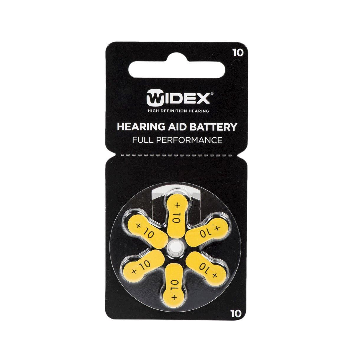 Батарейки для слухових апаратів Widex, Британія