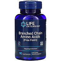 Амінокислоти з розгалуженим ланцюгом Life Extension "Branched Chain Amino Acids" (90 капсул)