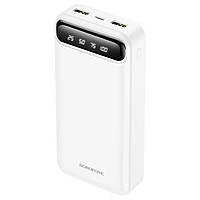 Powerbank Повербанк с дисплеем 20000mAh BOROFONE BJ14A |2USB/1Type-C, 2A| Белый