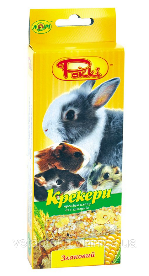 Корм для гризунів Роккі Крекер №2 злаковий, 50г