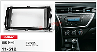 2-DIN переходная рамка TOYOTA Auris 2013-2016, CARAV 11-512