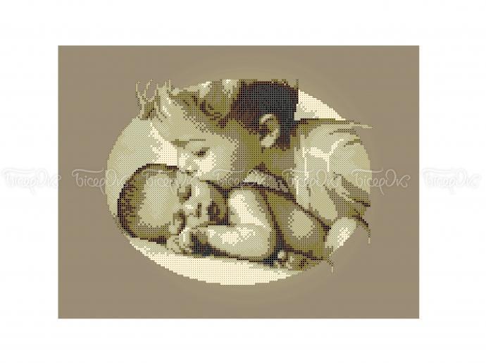 Схема для вишивки бісером ЧВ-5179к(10). ФАКТИ 5179 (КОРИЧЕННИЙ ФОН), фото 1