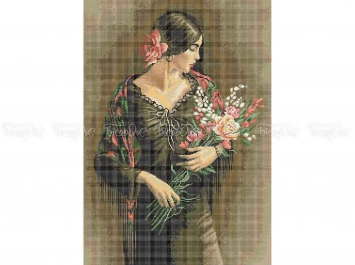 Схема для вишивки бісером ЧВ-8012 (10). ВИКОРИСТАННЯ З ЦВІТЛАМИ, фото 1