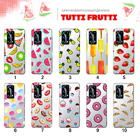 Ультратонкий прозорий чохол з малюнком для Huawei P40 Pro Plus (80 дизайнів)