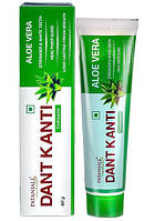 Зубная паста Дент Канти Алоэ Вера, Патанджали / Dant Kanti Aloe Vera Toothpaste, Patanjali 80 г,