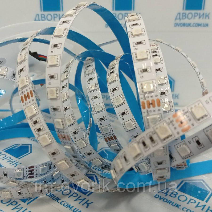 Світлодіодна стрічка RGB AVT 24V SMD5050 60LED IP20 8W/m