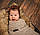 LULLALOVE - Дитячий плед Premium Merino Sand 80х100 см, фото 5