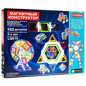 Магнітний конструктор Leqi-toys 102 деталі