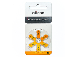 Батарейки для слухових апаратів Oticon, Німеччина