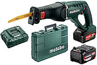 Акумуляторська сабельна пила Metabo ASE 18 LTX [Li-Power 5.2 Ah] (602269650)