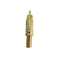 PP-GS1 Premium Gold RCA штекер з пружиною