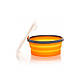 Контейнер складаний з кришкою-засувкою Tramp (550ml) orange, фото 3