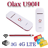 Olax U90H 3G/4G/LTE мобильный модем+WiFi Роутер USB Киевстар/Vodafone/Lifecell+1 выход. под антенну