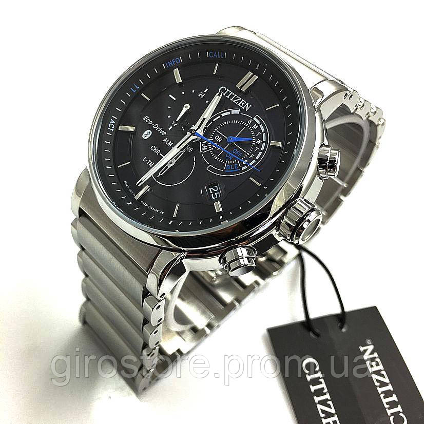 Японські смарт годинник Citizen Eco-Drive BZ1000-54E, $595 за каталогом Сітізен, сонячна батарея, Bluetooth