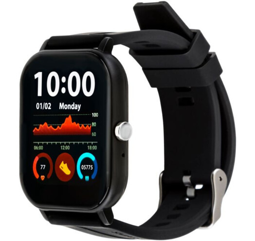 Smart Watch Amico GO FUN Pulseoximeter and Tonometer black