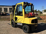 Вилковий навантажувач б/к Hyster H3.0FT, 3 т, 2007 г, ГАЗ, КАБІНА, висота підіймання 3,1 м, фото 3