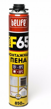 Монтажная пена с увеличенным выходом Belife PRO-F65 А1