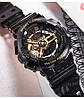 Наручний тактичний годинник Skmei 1688 (Чорний з золотистим), фото 2