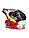 Мотошолом кросовий LS2 MX437 FAST EVO CRUSHER BLACK-RED (S/L), фото 3