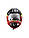 Мотошолом кросовий LS2 MX437 FAST EVO CRUSHER BLACK-RED (S/L), фото 6
