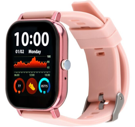 Smart Watch Amico GO FUN Pulseoximeter and Tonometer pink